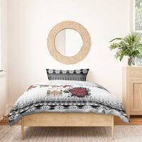 Fiji Heart Tribal Personalised Bedding Set Polynesian Patterns