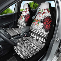 Fiji Heart Tribal Personalised Car Seat Cover Polynesian Patterns