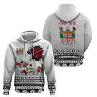 Fiji Heart Tribal Personalised Hoodie Polynesian Patterns LT9 - Polynesian Pride
