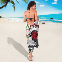 Fiji Heart Tribal Personalised Sarong Polynesian Patterns