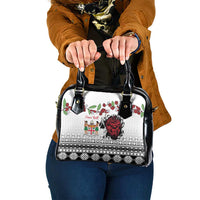 Fiji Heart Tribal Personalised Shoulder Handbag Polynesian Patterns