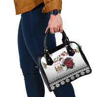 Fiji Heart Tribal Personalised Shoulder Handbag Polynesian Patterns