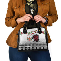 Fiji Heart Tribal Personalised Shoulder Handbag Polynesian Patterns