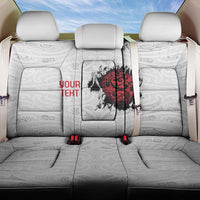 New Zealand Maori Heart Tribal Personalised Back Car Seat Cover Polynesian Patterns