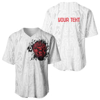 New Zealand Maori Heart Tribal Personalised Baseball Jersey Polynesian Patterns LT9 - Polynesian Pride