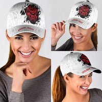 New Zealand Maori Heart Tribal Personalised Classic Cap Polynesian Patterns