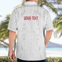 New Zealand Maori Heart Tribal Personalised Hawaiian Shirt Polynesian Patterns
