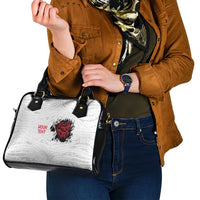 New Zealand Maori Heart Tribal Personalised Shoulder Handbag Polynesian Patterns LT9 - Polynesian Pride