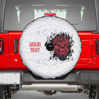 New Zealand Maori Heart Tribal Personalised Spare Tire Cover Polynesian Patterns LT9 - Polynesian Pride