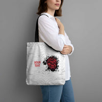 New Zealand Maori Heart Tribal Personalised Tote Bag Polynesian Patterns