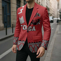 Tonga Heart Tribal Personalised Blazer Polynesian Patterns