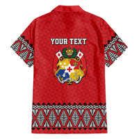 Tonga Heart Tribal Personalised Family Matching Off The Shoulder Long Sleeve Dress and Hawaiian Shirt Polynesian Patterns LT9 - Polynesian Pride