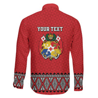 Tonga Heart Tribal Personalised Family Matching Off Shoulder Maxi Dress and Hawaiian Shirt Polynesian Patterns