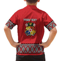 Tonga Heart Tribal Personalised Hawaiian Shirt Polynesian Patterns LT9 - Polynesian Pride