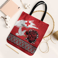 Tonga Heart Tribal Personalised Tote Bag Polynesian Patterns