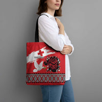 Tonga Heart Tribal Personalised Tote Bag Polynesian Patterns