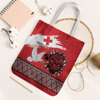Tonga Heart Tribal Personalised Tote Bag Polynesian Patterns