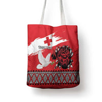 Tonga Heart Tribal Personalised Tote Bag Polynesian Patterns