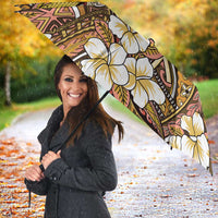 Personalised Hawaii Tribal Humpback Whale Umbrella Melemele Hibiscus Seamless Pattern