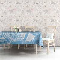 Custom Indo Fijians Tablecloth Fiji ke Hindustani Polyneisan Paisley Blue Style