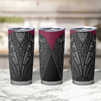 Queensland Maori Rugby Nga Hau e Wha Tumbler Cup Maroon Motif