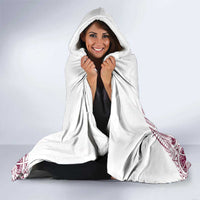 Queensland Maori Rugby Nga Hau e Wha Hooded Blanket White Motif