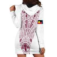 Queensland Maori Rugby Nga Hau e Wha Hoodie Dress White Motif