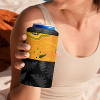 Custom British Lions-AUNZ 4 in 1 Can Cooler Tumbler Australia-New Zealand Indigenous Motif