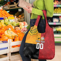 Custom British Lions-AUNZ Grocery Bag Australia-New Zealand Indigenous Motif