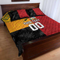 Custom British Lions-AUNZ Quilt Bed Set Australia-New Zealand Indigenous Motif