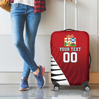 Custom British Lions New Zealand Luggage Cover Half Black Fern