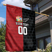 Custom British Lions New Zealand Garden Flag Sporty Style LT9 - Polynesian Pride