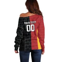 Custom British Lions New Zealand Off Shoulder Sweater Sporty Style