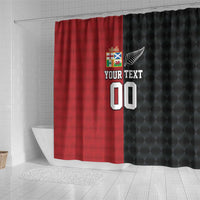 Custom British Lions New Zealand Shower Curtain Sporty Style