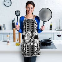 Fiji Custom Rugby National Heritage Apron Black Traditional Masi Inspired