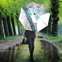 Kahui Whetu Paua shell Kowhaiwhai Taniko Personalised Umbrella Manta Ray Shark-Turtle Maori Tribal Style