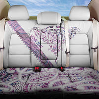 Mawhero Paua shell Kowhaiwhai Taniko Personalised Back Car Seat Cover Manta Ray Shark-Turtle Maori Tribal Style