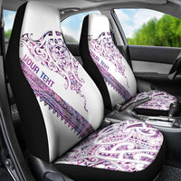 Mawhero Paua shell Kowhaiwhai Taniko Personalised Car Seat Cover Manta Ray Shark-Turtle Maori Tribal Style