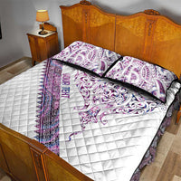 Mawhero Paua shell Kowhaiwhai Taniko Personalised Quilt Bed Set Manta Ray Shark-Turtle Maori Tribal Style