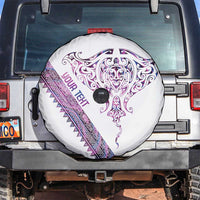 Mawhero Paua shell Kowhaiwhai Taniko Personalised Spare Tire Cover Manta Ray Shark-Turtle Maori Tribal Style