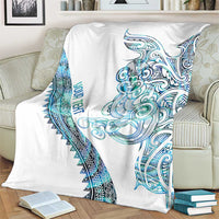 Kahui Whetu Paua shell Kowhaiwhai Taniko Personalised Blanket Taniwha Maori Tribal Style LT9 - Polynesian Pride