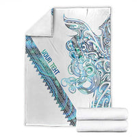 Kahui Whetu Paua shell Kowhaiwhai Taniko Personalised Blanket Taniwha Maori Tribal Style LT9 - Polynesian Pride