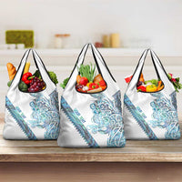 Kahui Whetu Paua shell Kowhaiwhai Taniko Personalised Grocery Bag Taniwha Maori Tribal Style