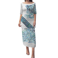 Kahui Whetu Paua shell Kowhaiwhai Taniko Personalised Puletasi Taniwha Maori Tribal Style