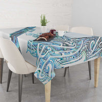 Kahui Whetu Paua shell Kowhaiwhai Taniko Personalised Tablecloth Taniwha Maori Tribal Style LT9 - Polynesian Pride