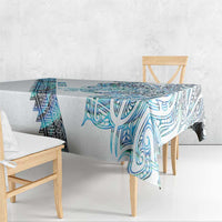 Kahui Whetu Paua shell Kowhaiwhai Taniko Personalised Tablecloth Taniwha Maori Tribal Style LT9 - Polynesian Pride