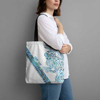 Kahui Whetu Paua shell Kowhaiwhai Taniko Personalised Tote Bag Taniwha Maori Tribal Style