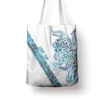 Kahui Whetu Paua shell Kowhaiwhai Taniko Personalised Tote Bag Taniwha Maori Tribal Style