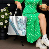 Kahui Whetu Paua shell Kowhaiwhai Taniko Personalised Tote Bag Taniwha Maori Tribal Style