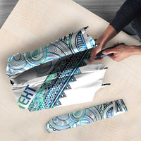 Kahui Whetu Paua shell Kowhaiwhai Taniko Personalised Umbrella Taniwha Maori Tribal Style